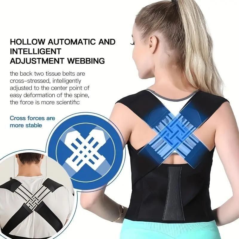 Adjustable Back Posture Corrector & Pain Relief Belt for Men & Women