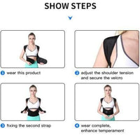 Adjustable Back Posture Corrector &amp; Pain Relief Belt for Men & Women