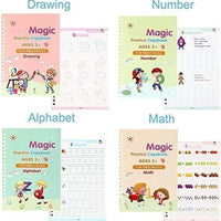 Sank Magic Practice Copybook (4 BOOKS,1 PEN,1 GRIP,10 REFILL)